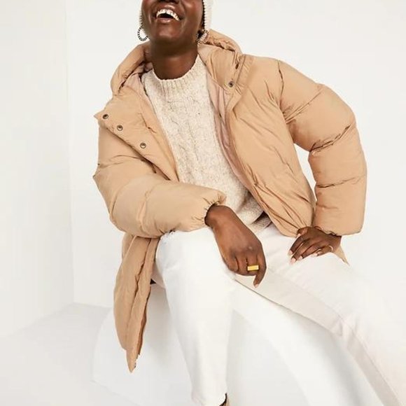 Old Navy Mock-Neck Heathered Cable-Knit Sweater for Women New - Picture 6 of 8